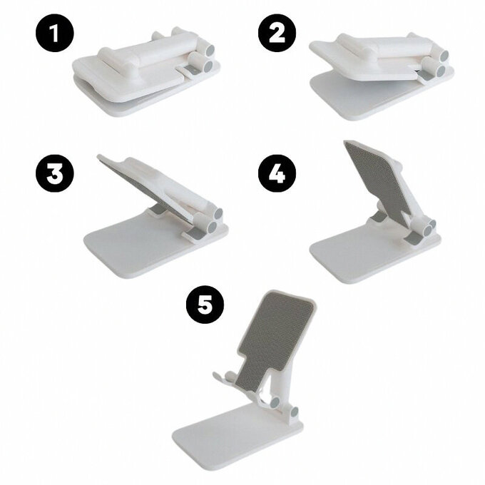 【愛寶貝嚴選】多功能折疊手機/平板架/支撐架_黑_PS1b