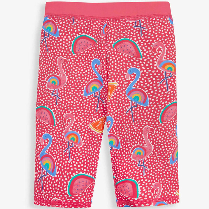 英國 JoJo Maman BeBe 嬰幼兒/兒童兩件式防曬泳裝_繽紛紅鶴_JJH3980