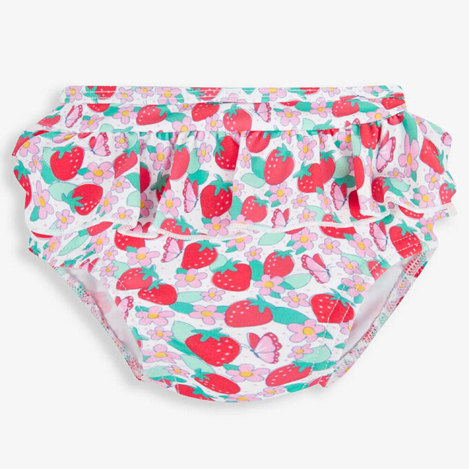 英國 JoJo Maman BeBe 嬰幼兒/兒童兩件式防曬泳裝_甜蜜草莓_JJH3982