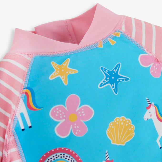 英國 JoJo Maman BeBe 嬰幼兒/兒童連身式防曬泳裝_童話世界_JJH3973