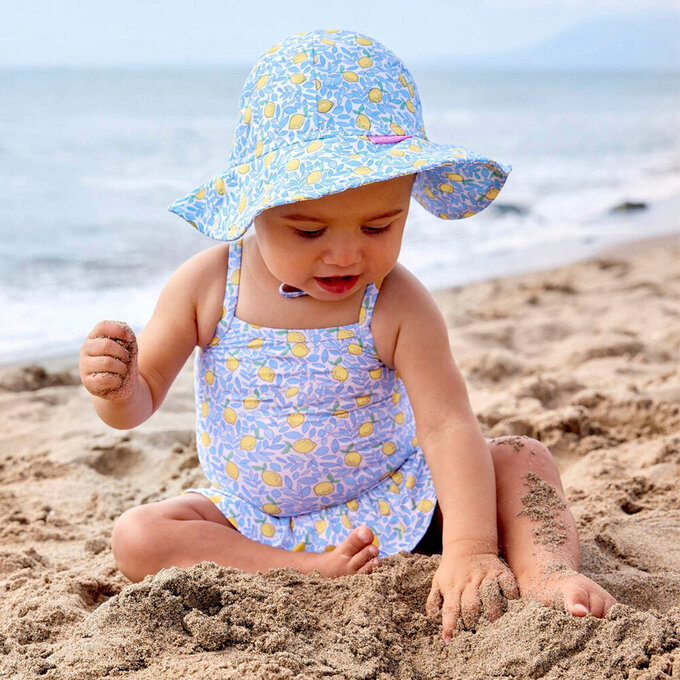 英國 JoJo Maman BeBe 嬰幼兒/兒童連身泳裝(內有尿布褲)_夏日檸檬_JJH3955