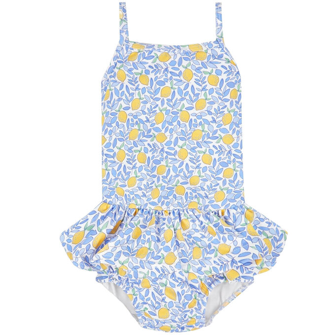 英國 JoJo Maman BeBe 嬰幼兒/兒童連身泳裝(內有尿布褲)_夏日檸檬_JJH3955