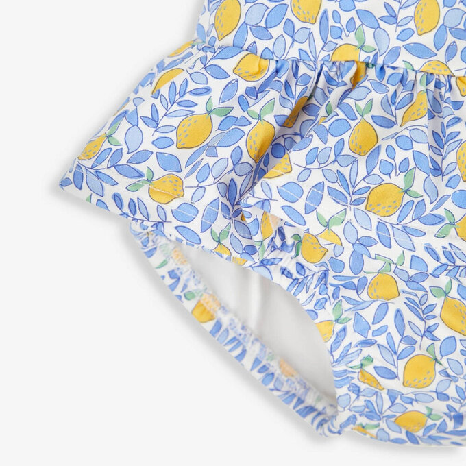 英國 JoJo Maman BeBe 嬰幼兒/兒童連身泳裝(內有尿布褲)_夏日檸檬_JJH3955