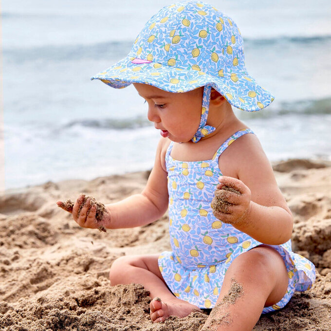 英國 JoJo Maman BeBe 嬰幼兒/兒童連身泳裝(內有尿布褲)_夏日檸檬_JJH3955