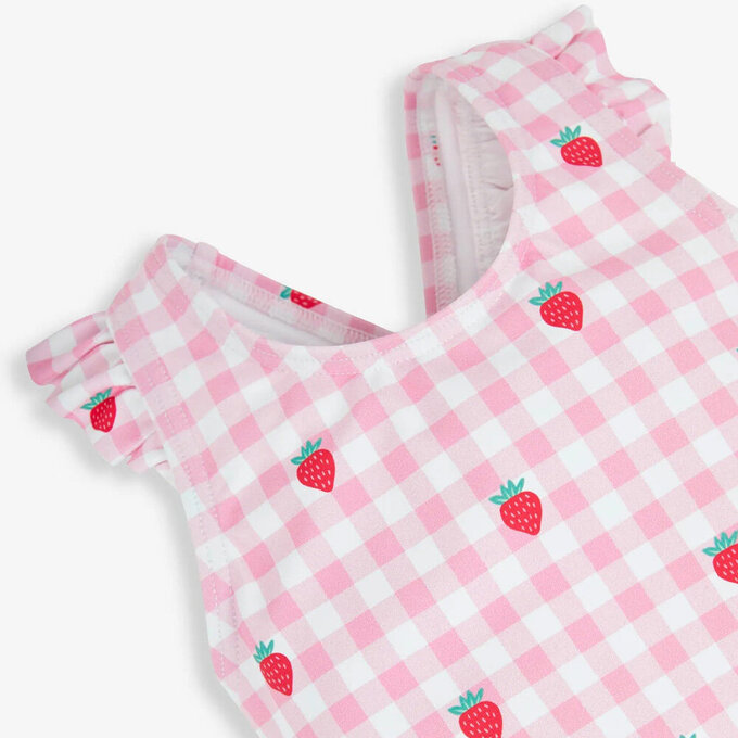 英國 JoJo Maman BeBe 嬰幼兒/兒童連身泳裝(內有尿布褲)_草莓甜心_JJH3965