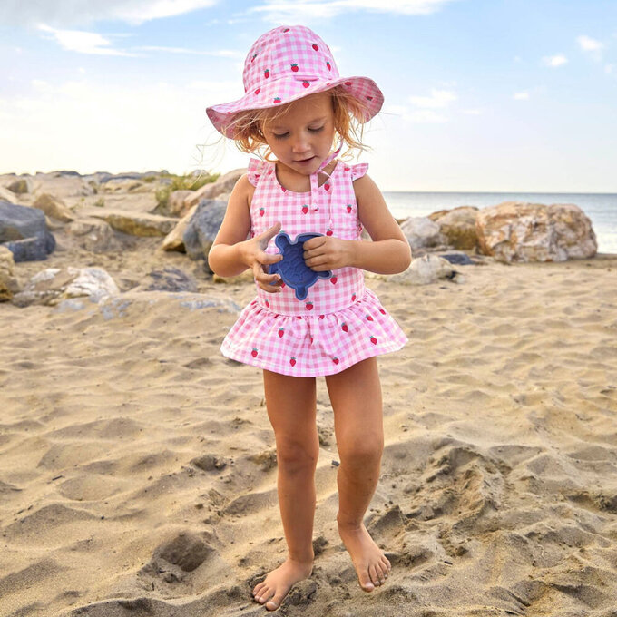 英國 JoJo Maman BeBe 嬰幼兒/兒童連身泳裝(內有尿布褲)_草莓甜心_JJH3965