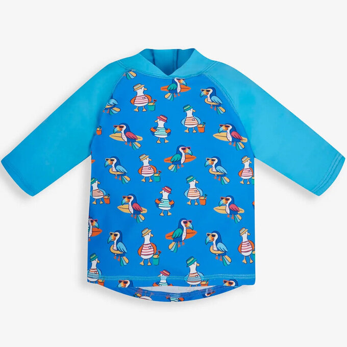 英國 JoJo Maman BeBe 嬰幼兒/兒童兩件式防曬泳裝_海鷗家族_JJH3940