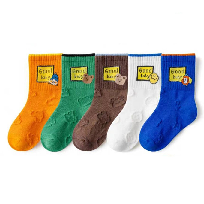 【腳ㄚ子】幼/兒童棉質中筒襪_你棒棒_ilbB003