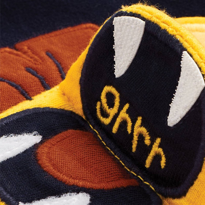 英國 JoJo Maman BeBe 超優質嬰幼兒/兒童100% 純棉綁繩短褲_淘氣獅子(JJE5412)