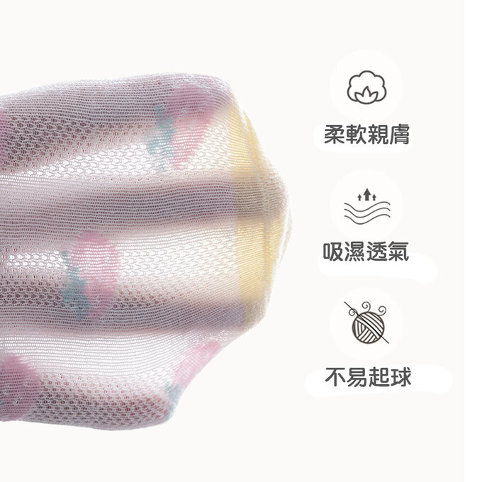 【腳ㄚ子】幼/兒童透氣網眼襪_草莓蜜糖_ilbF003