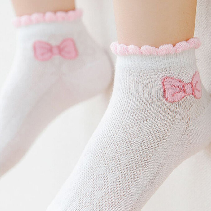 【腳ㄚ子】幼/兒童透氣網眼襪_草莓蜜糖_ilbF003