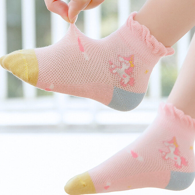 【腳ㄚ子】幼/兒童透氣網眼襪_童話世界_ilbF008