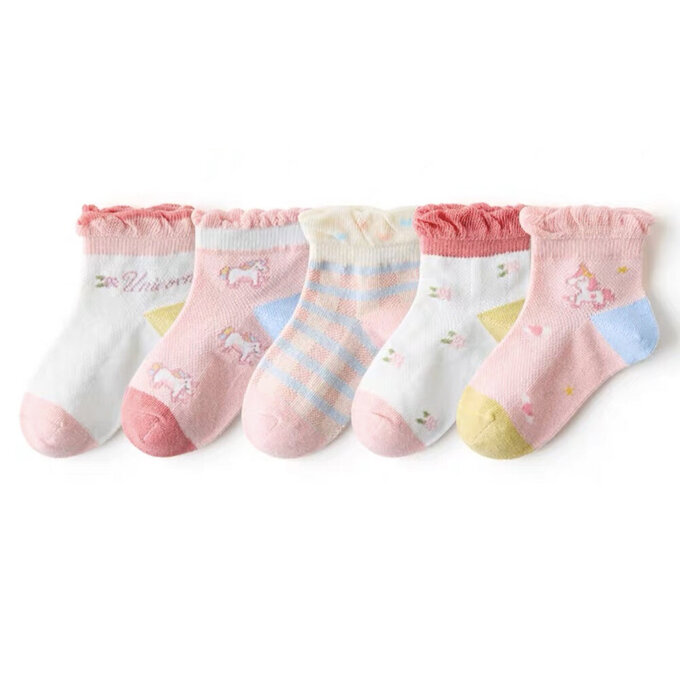 【腳ㄚ子】幼/兒童透氣網眼襪_童話世界_ilbF008