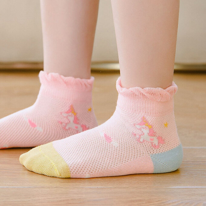 【腳ㄚ子】幼/兒童透氣網眼襪_童話世界_ilbF008