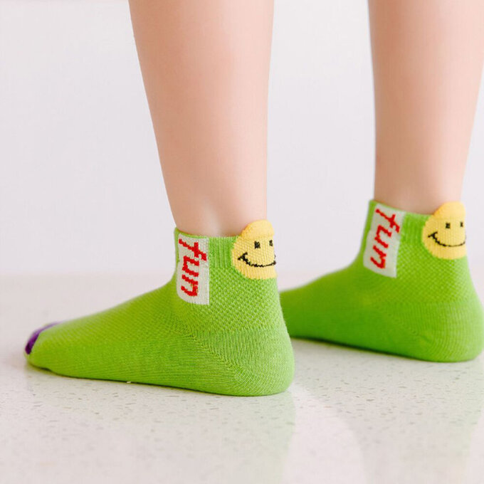 【腳ㄚ子】幼/兒童透氣網眼襪_歡暢世界_ilbF009