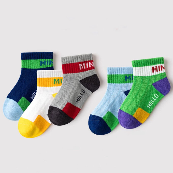 【腳ㄚ子】幼/兒童透氣網眼襪_hello_ilbF010