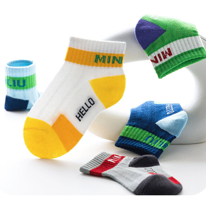 【腳ㄚ子】幼/兒童透氣網眼襪_hello_ilbF010
