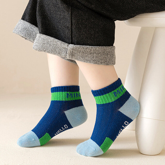 【腳ㄚ子】幼/兒童透氣網眼襪_hello_ilbF010