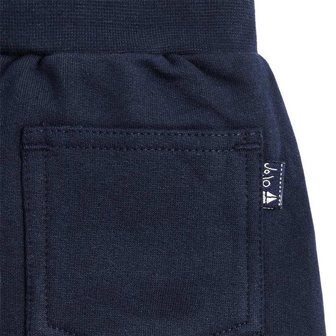 英國 JoJo Maman BeBe 超優質嬰幼兒/兒童100% 純棉綁繩短褲2入組_藍色(JJE5503N) 