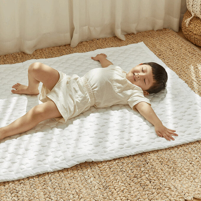 [正韓Hello HiZoo] 極度冰涼Sherbetcool 三層透氣涼感睡墊/地墊/床墊-幼兒款_HH057