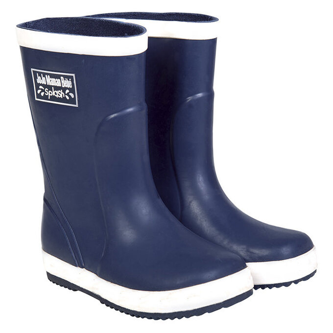 英國 JoJo Maman BeBe 嬰幼兒童雨鞋_深藍(JJWG1-009)
