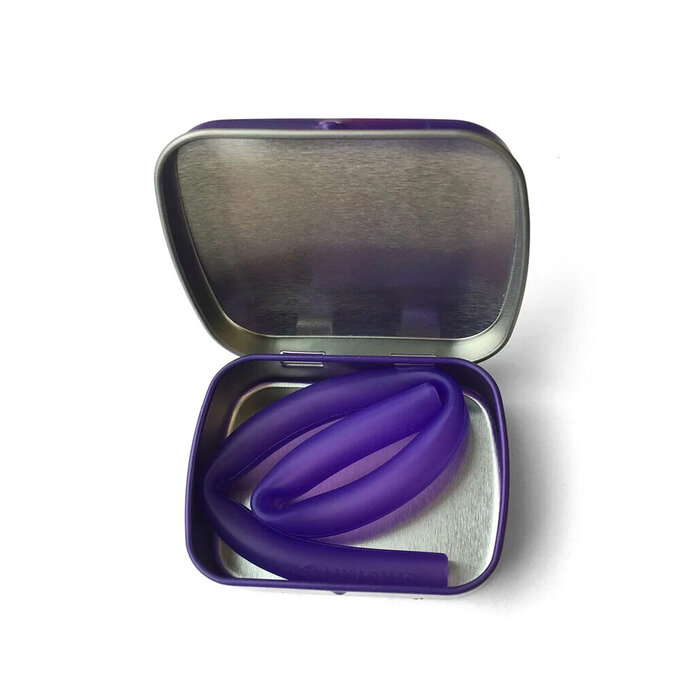 美國gosili/silikids ❚ 20cm ❚ 單支吸管隨行口袋組--紫羅蘭_SK009