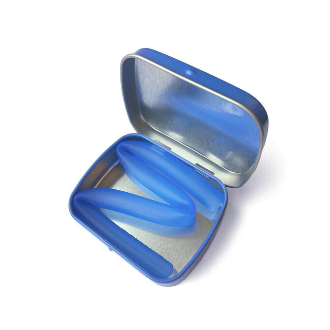 美國gosili/silikids ❚ 20cm ❚ 單支吸管隨行口袋組--大海藍_SK010