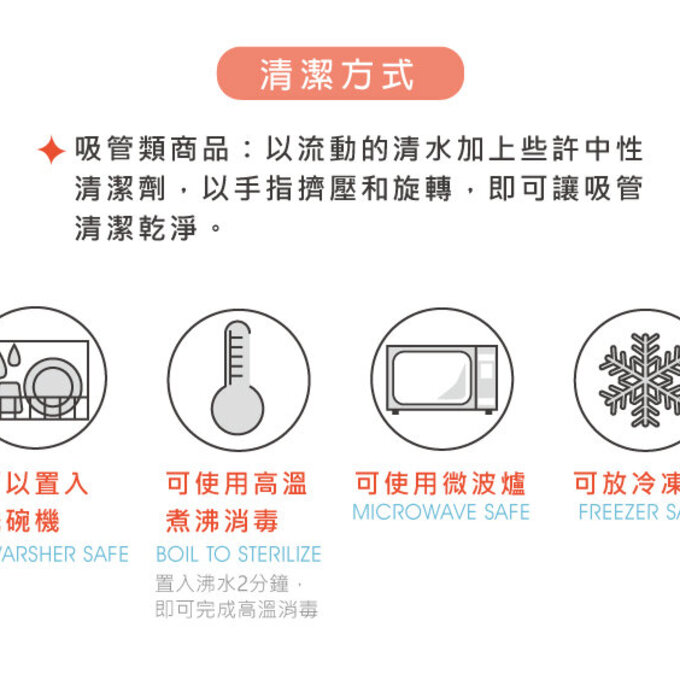 美國gosili/silikids ❚ 20cm ❚ 單支吸管隨行口袋組--薄荷綠_SK011