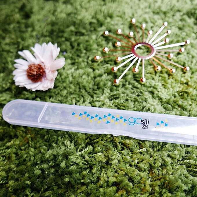 美國gosili/silikids 果凍餐具 – 無毒矽膠吸管收納盒(珍奶/特長27cm不適用)