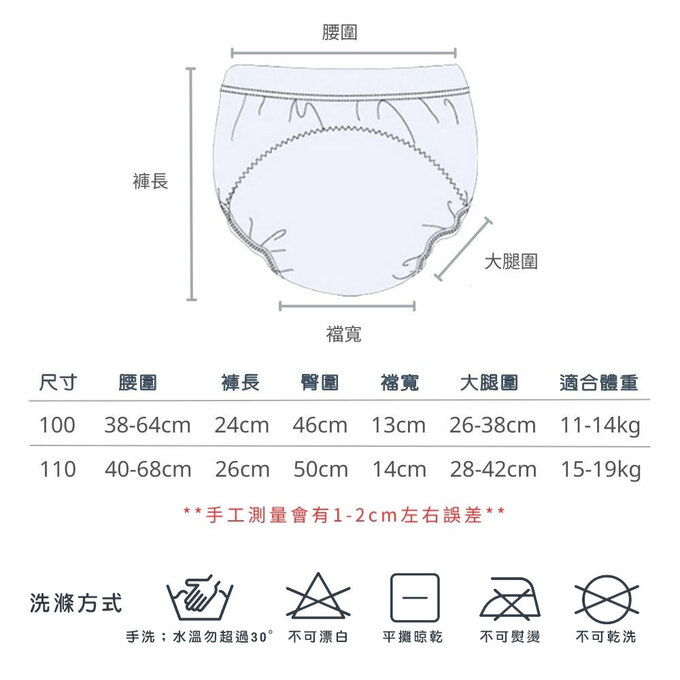 【小pipi】純棉兒童七層學習褲/訓練褲3入組_哈囉狐狸_PL002