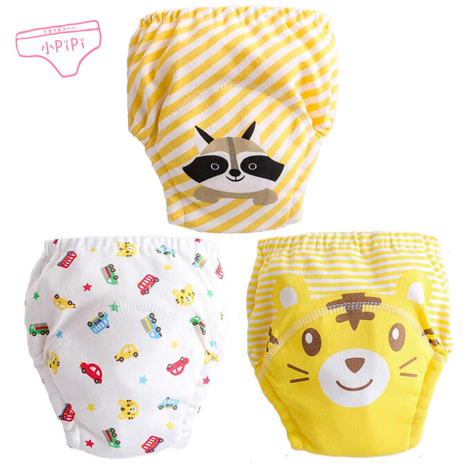 小pipi 純棉兒童學習褲/訓練褲3入組_巧虎車車_PL005