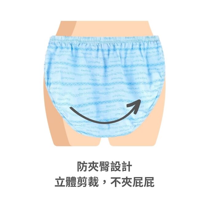 小pipi_純棉兒童三角內褲5件組_男童_ 恐龍星球_PB5002