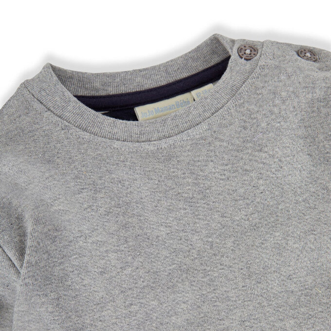 英國 JoJo Maman BeBe 幼/兒童100%純棉長袖上衣2件組(可當內搭)_經典寶藍_JJL1515