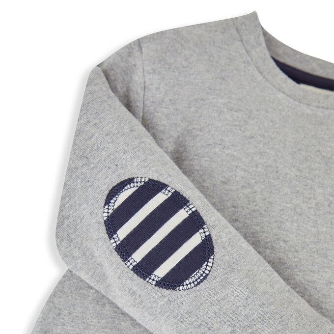 英國 JoJo Maman BeBe 幼/兒童100%純棉長袖上衣2件組(可當內搭)_經典寶藍_JJL1515