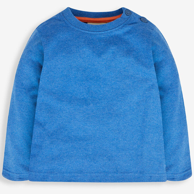 英國 JoJo Maman BeBe 幼/兒童100%純棉長袖上衣2件組(可當內搭)_火箭_JJL1541