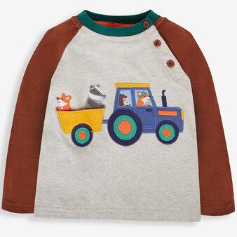 英國 JoJo Maman BeBe 幼/兒童超優質100%純棉長袖上衣_露營去_JJL1448-JoJoMamanBeBe,嬰幼兒長袖,長袖上衣,男生長袖上衣,推薦男童長袖上衣,男童上衣,女童長袖上衣,兒童上衣,童裝,兒童秋冬服裝,男童秋冬上衣