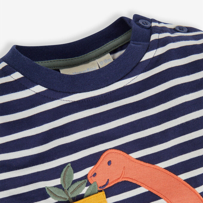 英國 JoJo Maman BeBe 幼/兒童超優質100%純棉長袖上衣_長頸龍_JJL1457