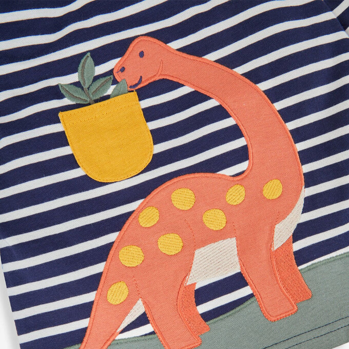 英國 JoJo Maman BeBe 幼/兒童超優質100%純棉長袖上衣_長頸龍_JJL1457