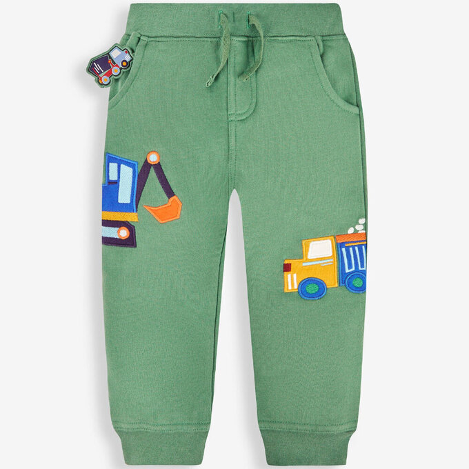 英國 JoJo Maman BeBe 幼/兒童超優質秋冬100%純棉長褲_大卡車_JJL1374