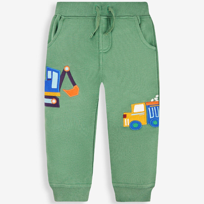 英國 JoJo Maman BeBe 幼/兒童超優質秋冬100%純棉長褲_大卡車_JJL1374