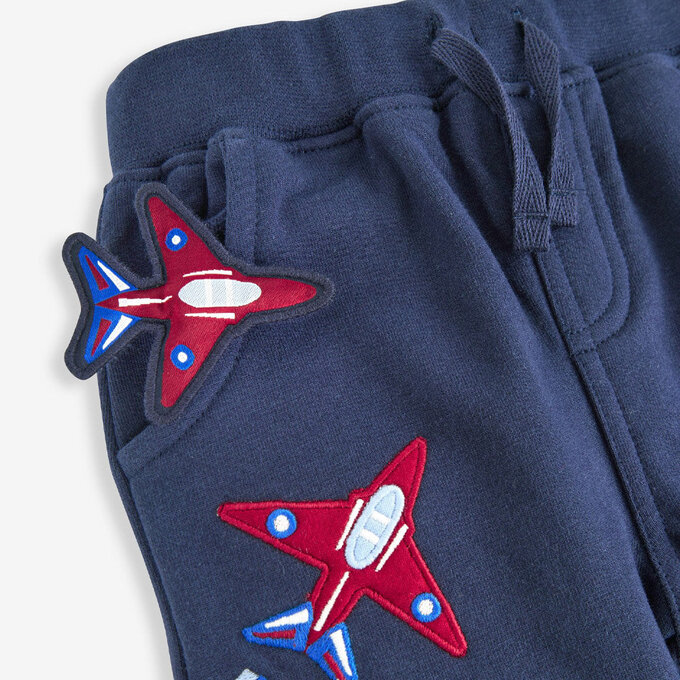 英國 JoJo Maman BeBe 幼/兒童超優質秋冬100%純棉長褲_噴射機_JJL1377