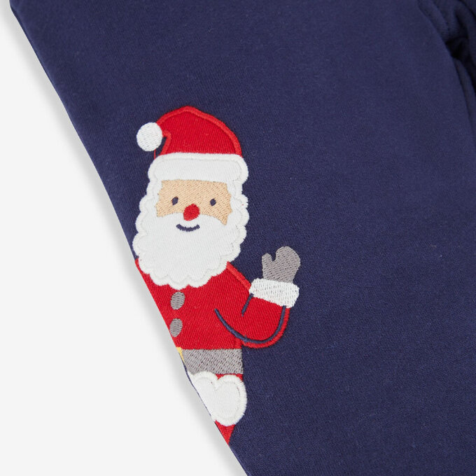 英國 JoJo Maman BeBe 幼/兒童超優質秋冬100%純棉長褲_聖誕節_JJL1793