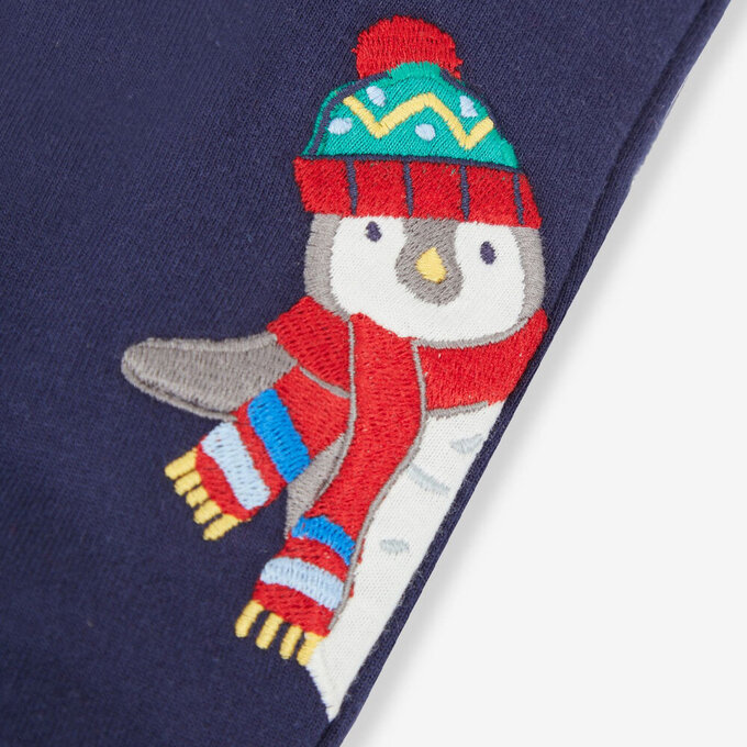 英國 JoJo Maman BeBe 幼/兒童超優質秋冬100%純棉長褲_聖誕節_JJL1793