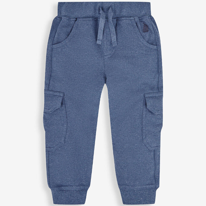 英國 JoJo Maman BeBe 幼/兒童超優質100%純棉2入組工裝褲_寶藍_JJH2978I