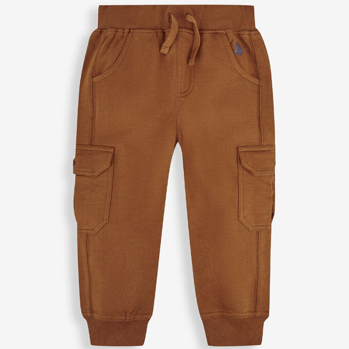 英國 JoJo Maman BeBe 幼/兒童超優質100%純棉2入組工裝褲_卡其藍_JJH2978T