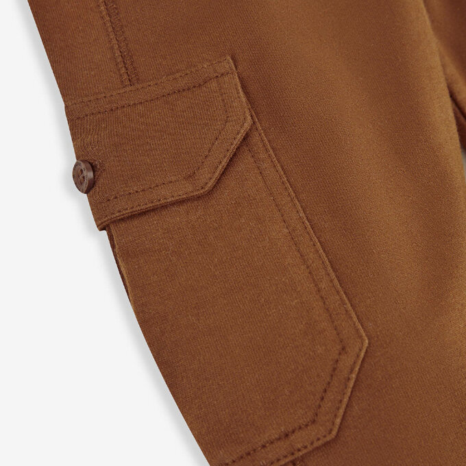 英國 JoJo Maman BeBe 幼/兒童超優質100%純棉2入組工裝褲_卡其藍_JJH2978T