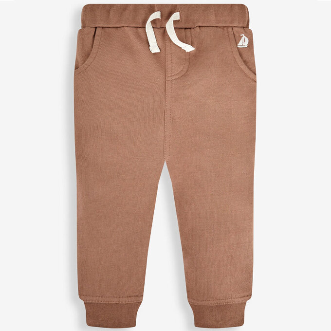 英國 JoJo Maman BeBe 幼/兒童超優質保暖100%純棉2入組長褲_大地色_JJL1913