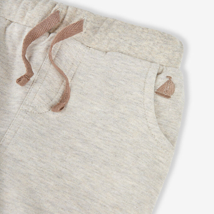 英國 JoJo Maman BeBe 幼/兒童超優質保暖100%純棉2入組長褲_大地色_JJL1913