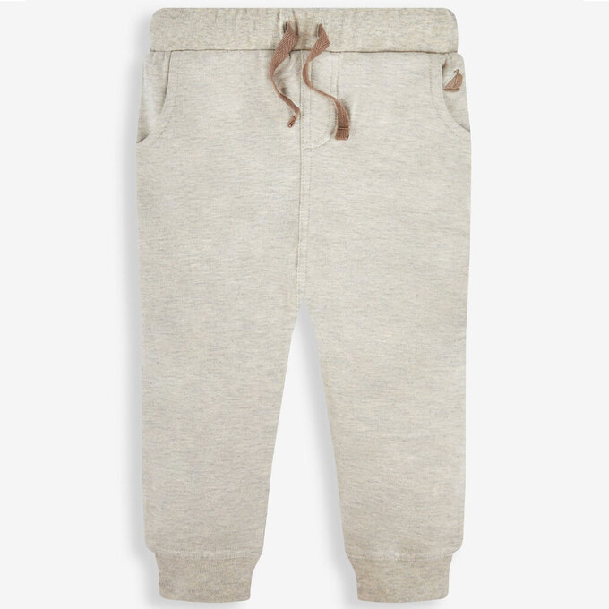 英國 JoJo Maman BeBe 幼/兒童超優質保暖100%純棉2入組長褲_大地色_JJL1913