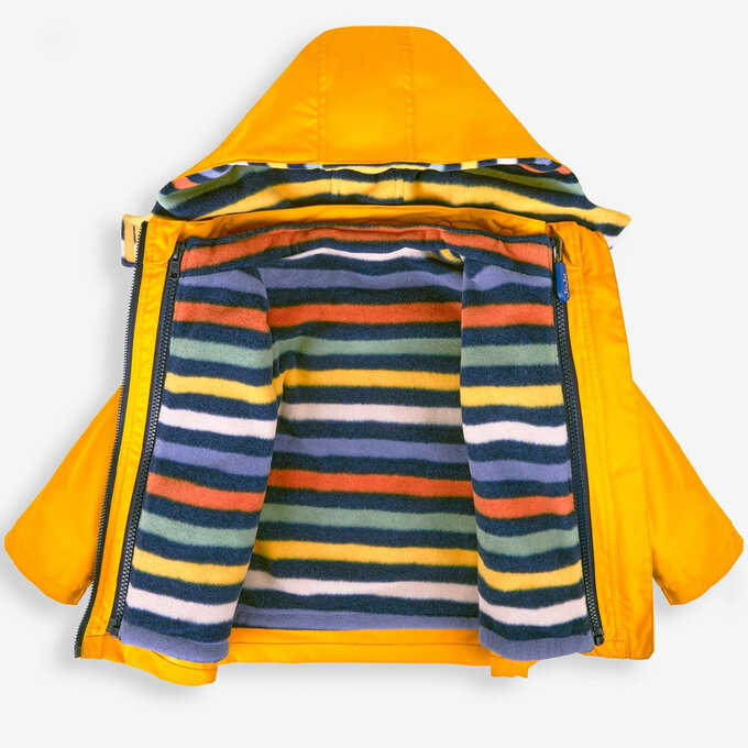 英國 JoJo Maman BeBe 四合一多功能防水保暖連帽外套_黃色綵帶_JJL1649